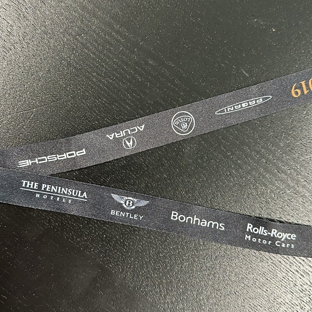 Quail Motorsports Car Show Lanyard with Sponsoring Brand Logos - Picture 3 of 6